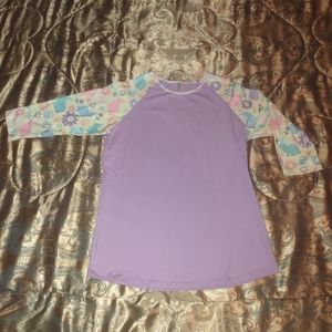 iltex Lilac Bunnies Shirt L NWOT